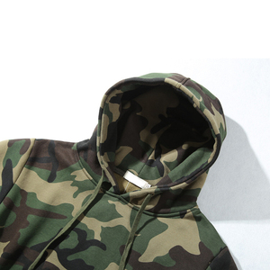 New Fashion Custom Camo Blank Pullover Mens <b>Hoodies</b> & Sweatshirts DTF Printed Oversized Loose Fit Organic Cotton <b>Fleece</b> - Product Image 2