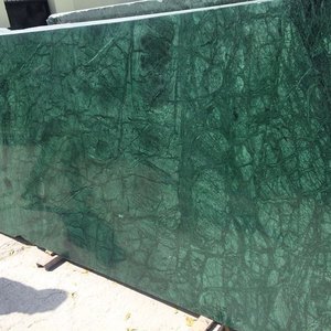 Dalles de marbre vert forêt moderne Carrelages Pierre naturelle polie d'Inde pour comptoirs Villas Hôtels Appartements Hôpitaux - Product Image 2