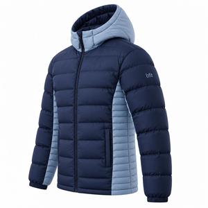 Blouson matelassé unisexe épais style streetwear avec fermeture éclair, chaud et rembourré, coupe-vent pour sports de plein air, décontracté, service OEM - Product Image 3