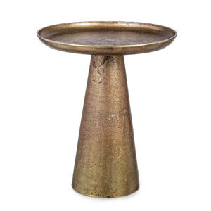 Table d'appoint en laiton de style occidental, table basse sur piétement, design minimaliste, meubles de salon, table d'appoint décorative - Product Image 6
