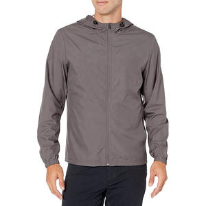 Nuevas chaquetas cortavientos impermeables para hombre, de moda, ligeras, para uso deportivo y urbano, con cierre de cremallera, estilo chaqueta de lluvia. - Product Image 1
