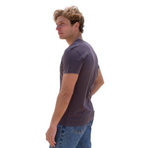 T-shirt pour homme en coton 100% brodé de qualité supérieure, 230g, couleur marron café, confortable, décontracté, streetwear, tee-shirt doux et respirant - Product Image 6