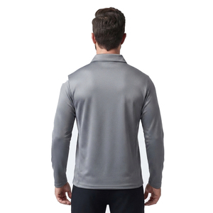 Vestes d'entraînement sportives en gros pour hommes, col rabattable, fermeture éclair, veste de survêtement en polaire 100 % polyester pour hommes, manteau d'entraînement sportif - Product Image 2