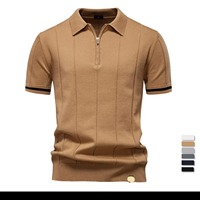 Chemise décontractée à manches courtes pour homme en coton mercerisé anti-rides 180g, avec poche brodée, motif imprimé et logo personnalisé sur le devant