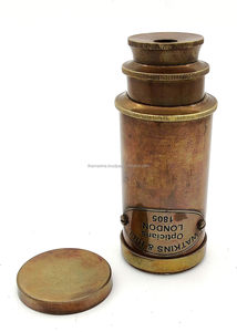 Hải lý Thuyền Trưởng spyglass Brass cầm tay Kính thiên văn Antique kết thúc chức năng cho cướp biển trong một hộp gỗ ngoài trời sử dụng kính thiên văn - Product Image 5