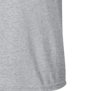T-shirt gris imprimé graphique à manches courtes et col rond en coton – Vêtement personnalisé, streetwear, mode décontractée, haut confortable - Product Image 6