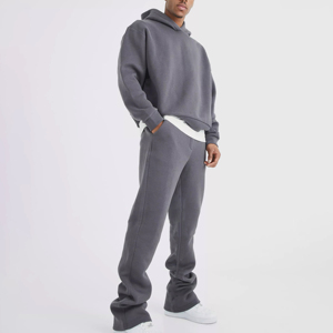 Survêtements de jogging pour homme sur mesure de haute qualité, avec logo personnalisé OEM, 100% coton respirant et léger pour l'entraînement - Product Image 3