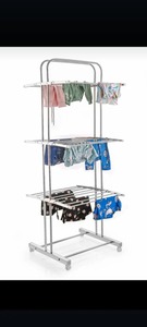 Séchoir à linge pliable multicouche, gain de place, organisateur de linge, support de suspension portable pour vêtements, pour maison et appartement - Product Image 3