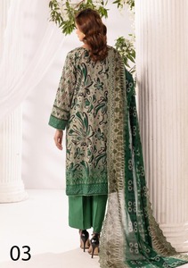 Ensemble robe et tailleur brodé en tissu léger pour femme, séchage rapide, infroissable, tenue décontractée - Product Image 6