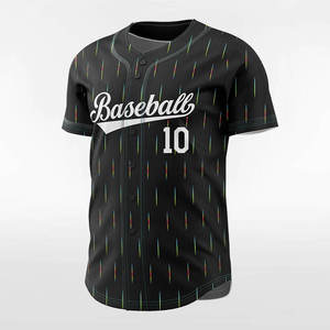 Maillot de baseball personnalisé, design par sublimation, vente en gros de maillots de baseball, uniforme de baseball à deux boutons - Product Image 2