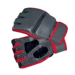 Mma <b>Gloves</b> Leather Half Finger Professional Boxing MMA <b>Gloves</b> Equipment Leather MMA Grappling <b>Gloves</b> in Low Price Private Label - Product Image 5
