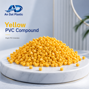 Yellow Color Layer PVC Compound AD K-Y50 for Hose Production Stable Appearance An Dat <b>Plastic</b> With 30 Days Delivery - Product Image 1