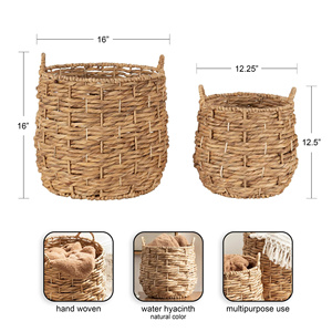 Variety Decor Styles Bohemian Coastal Modern Minimalist Eco-Friendly Multifunction Decorative Accent Water Storage <b>Basket</b> - Product Image 6
