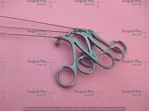 Tijeras Laringeales Microquirúrgicas KLEINSASSER, Rectas, Izquierdas y Derechas, de Acero Inoxidable, para Cirugía Manual de Oído, Nariz y Garganta - Product Image 4