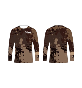 Camiseta de Camuflaje de Manga Larga para Hombre, Secado Rápido, Corte Regular, Cuello Redondo, Estilo Casual, Venta al Por Mayor, OEM, Personalizable - Product Image 1