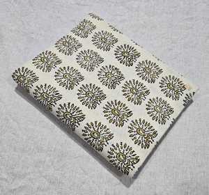 Tela de algodón elegante con estampado en bloque, ecológica, reutilizable, con estampado floral personalizado, tela estampada a mano, proveedor de pedidos al por mayor. - Product Image 6