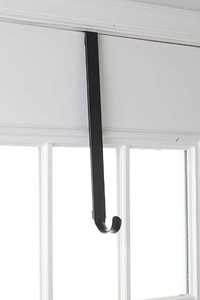 Crochet de porte en fer blanc, design moderne, support durable - Product Image 2