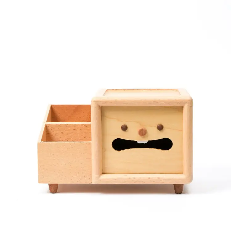 [2.4] Tissue Box & Holder Wohn accessoires aus Holz