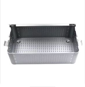 Caja de Autoclave Manual de Acero Inoxidable Alemán Perforada, Contenedor de Esterilización de Instrumentos Quirúrgicos, Alta Calidad, Garantía de 2 Años - Product Image 5