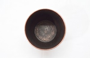 Tabletop Aluminum Hammered Texture Cone Shape Two Toned Color Nickel Plated Flower <b>Vase</b> <b>Unique</b> Style Fancy Wedding Flower <b>Vase</b> - Product Image 6