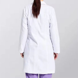 Blouse de laboratoire professionnelle pour hommes, blouse de laboratoire unisexe blanche, coton et polyester, blouse médicale pour médecin, infirmière, laboratoire, pharmacie - Product Image 5