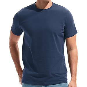 T-shirt décontracté surdimensionné, t-shirt vierge personnalisable pour hommes, t-shirts au meilleur prix, faible MOQ, t-shirts grande taille pour hommes - Product Image 1