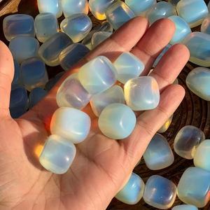 Piedras de Ópalo Pulidas al por Mayor, 15-30 mm, Cristales Naturales Bellamente Pulidos, India, Feng Shui, Mascota, Decoración del Hogar, Arte - Product Image 1