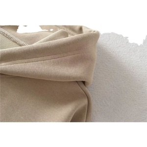 Sudadera Corta para Mujer, Color Sólido, Hombros Caídos, Manga Larga, Informal, Tejida, para Otoño - Product Image 6