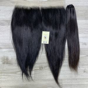 Extensions de cheveux en trame en gros, cheveux vietnamiens bruts, petits nœuds, lots de mèches, closure en dentelle HD, cheveux humains du Vietnam - Product Image 5
