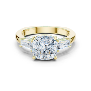 Bague en diamant de laboratoire de qualité supérieure, taille ronde et coussin, bijoux de mariage élégants, fournisseur OEM en gros - Product Image 3