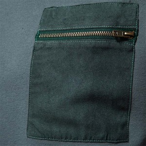 Sudadera de punto para hombre con cuello redondo, color sólido, con bolsillo con cremallera, corte regular, ropa informal de otoño, sudaderas para hombre en oferta. - Product Image 6