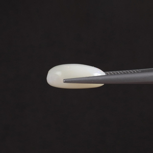 โอปอลธรรมชาติสีขาวคุณภาพพรีเมียม รับรองโดย IGI น้ำหนัก 5.14 กะรัต รูปทรงวงรี ตัดด้วยมือ ขัดเงา ผ่านการเคลือบแว็กซ์/น้ำมัน ขนาด 6 มม. - Product Image 2