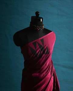 Thiết Kế Đảng Mặc Saree Với Cao Cấp Mul Cotton Vải Tay Làm Việc & In Kỹ Thuật Số Áo Bengal Lụa Vải - Product Image 6