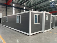 Maison conteneur préfabriquée extensible prête à l'emploi 20 pieds 40 pieds, 2, 4 ou 5 chambres, bâtiment préfabriqué, maison modulaire, Casa Modular