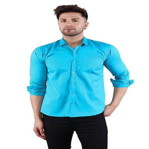 Camisas Casuales Formales de Lino y Algodón para Hombre, Primavera Otoño, Color Sólido, Manga Larga, Cuello con Botones, Anti-Pilling, Logotipo Personalizado en la Parte Delantera - Product Image 3