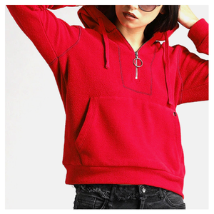 Sudadera con Capucha para Mujer, Lisa, Teñida, de Invierno, con Logotipo Personalizado, Talla Grande, 100% Algodón, Felpa, Ecológica, Precio Económico al por Mayor - Product Image 4