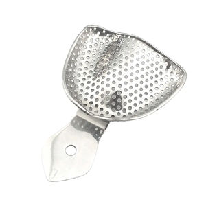 Dogmatic International DM733 Juego de Instrumentos Quirúrgicos Dentales de Acero Inoxidable, Bandejas de Impresión para Dentaduras Postizas Grandes Reutilizables de Alto Brillo - Product Image 1