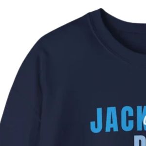 Sudadera Personalizada para Hombre, Cuello Redondo, Manga Larga, Felpa, con Diseño Bordado de Papá, Corte Cómodo y Relajado para Uso Casual - Product Image 4