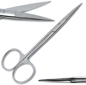 Instruments dentaires chirurgicaux TC de qualité supérieure, ergonomiques, en argent, courbés et pointus, pour ponts osseux, type ciseaux - Product Image 5