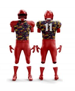 Camisetas de Fútbol Americano Personalizables para Adultos, Transpirables, con Sublimación, Impresión en Serigrafía, Logotipo Cosido, 100% - Product Image 1