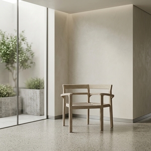 New Modern Minimalist Solid Teak Wood <b>Armchair</b> Eco-Friendly Outdoor Garden Patio <b>Dining</b> Kitchen Seating Indoor Chair Box Units - Product Image 2