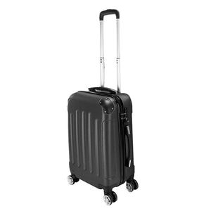 Valigia Trolley 3-in-1 Portatile in ABS Nera 20/24/28" Leggera ed Elegante con Serratura TSA Materiale Principale in Plastica Gommata - Product Image 4