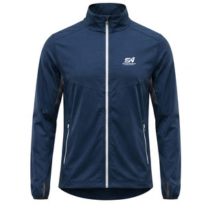 <b>Running</b> <b>Winter</b> <b>Jacket</b> For Men Quick Dry Athletic Wear With Full Front Zip For Exercise Training <b>Running</b> And Outdoor Performance - Product Image 1
