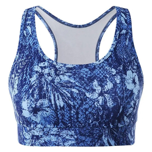Sujetador Deportivo para Mujer con Estampado por Sublimación, Venta al por Mayor, Ropa Deportiva Personalizada para Fitness, Yoga, Entrenamiento, Transpirable - Product Image 1