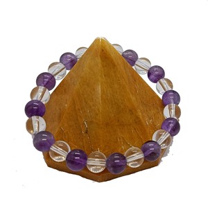 High quality Amethyst Crystal Gemstone <b>Bead</b> <b>Bracelet</b> Fashion Charm Jewelry for <b>Men</b> Women for Energy Meditation Gift supple - Product Image 3