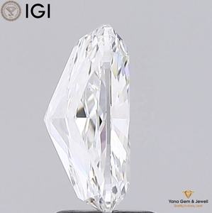 Diamant de laboratoire CVD de 3,00 carats avec certificat IGI, clarté VVS2, couleur D, taille coussin, pour bijoux élégants - Product Image 4