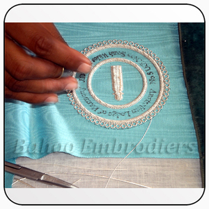 BAHOO EMBROIDERS BH-M-037 Manchette d'officier maçonnique - Almoner - Manchette de régalia maçonnique - Product Image 3