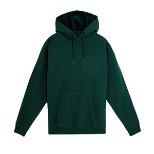 Sudadera con Capucha Básica para Hombre, Cómoda, de Algodón y Felpa, Tejido Suave, Informal, de Invierno, con Bolsillo Tipo Canguro, Perfecta para Uso Diario - Product Image 3