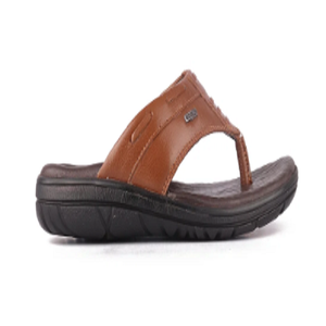 Leather <b>Slides</b> <b>for</b> Men Stylish Slip On Footwear Comfortable Open Back Sandals <b>for</b> Home Travel Leisure - Product Image 4