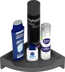 Rotating 9 Inch Corner Stand for Bathroom Countertop 360 Degree Revolving Skincare Organizer and Tiered Vanity Storage Shelf - Product Image 3